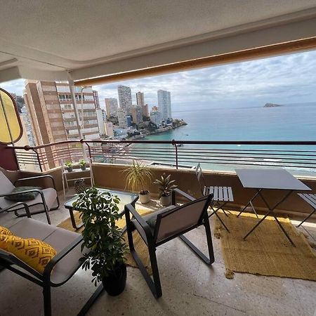 Centro Primera Linea Con Piscina Apartment Benidorm Bagian luar foto