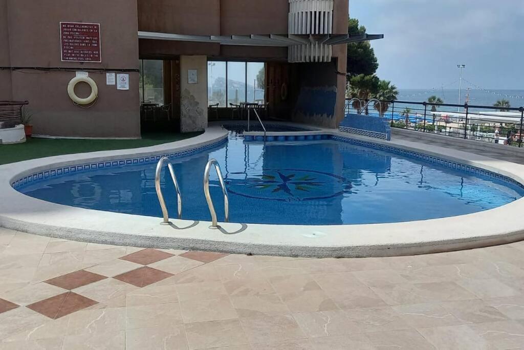 Centro Primera Linea Con Piscina Apartment Benidorm Bagian luar foto